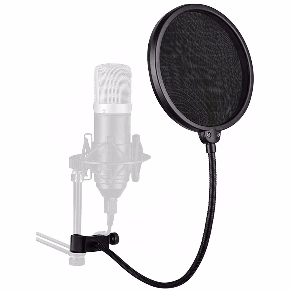 Écran coupe-vent avec filtre anti-pop pour microphone professionnel