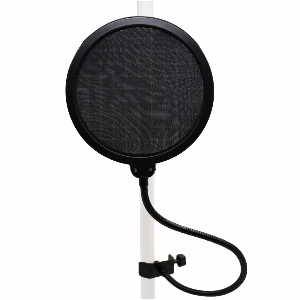 Nouveau filtre anti-pop pour microphone d'enregistrement en studio à double couche